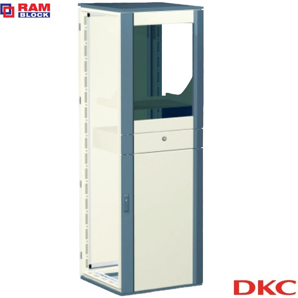 Сборный напольный шкаф CQCE для установки ПК, 1800 x 600 x 600 мм