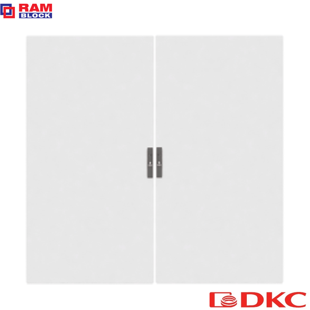 Дверь сплошная, двустворчатая, для шкафов DAE/CQE, 1000 x 2000 мм
