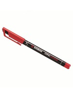 Перманентная шариковая ручка 1мм красный