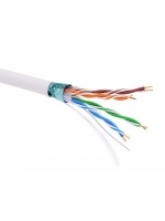 Информационный кабель экранированный F/UTP 4х2 CAT5E, LSZH,белый
