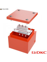 Коробка стальная FS с гладкими стенками и клеммниками IP66,150х150х80мм,4р, 450V,32A,10мм.кв, нерж.контакт