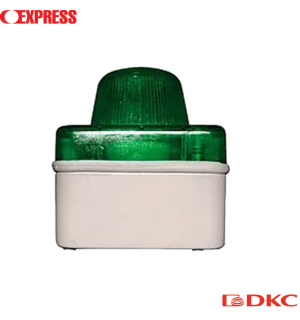 Сигнальная световая арматура, IP54, цвет зелёный