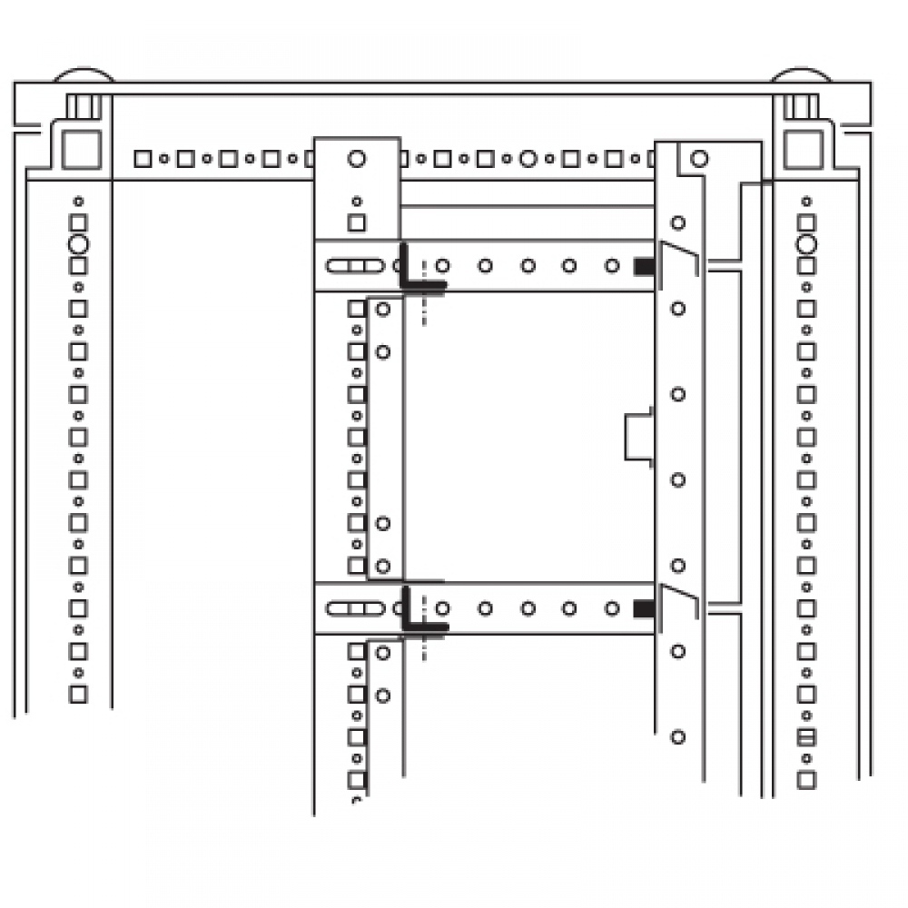 Объединительные панели для секций шкафов DAE/CQE, 800мм, 1 упаковка - 5шт.