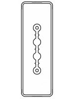 Секция прямая 2+0 точек отв. L=3000мм Cu 2P 25A, код LTC25ASP41AA300