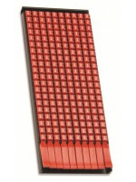Маркер для кабеля сечением 0,5-1,5мм пустой красный