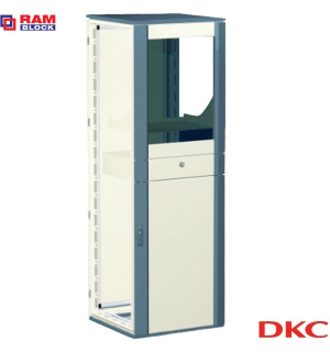 Сборный напольный шкаф CQCE для установки ПК, 2000 x 600 x 800 мм