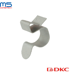 Клипса для крепления трубы к балке 1-4 мм диаметр 10-11 мм