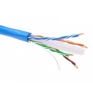 Информационный кабель неэкранированый U/UTP 4х2 CAT6, PVC, синий